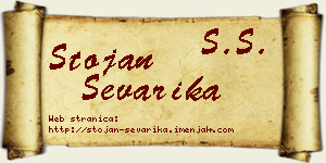 Stojan Ševarika vizit kartica